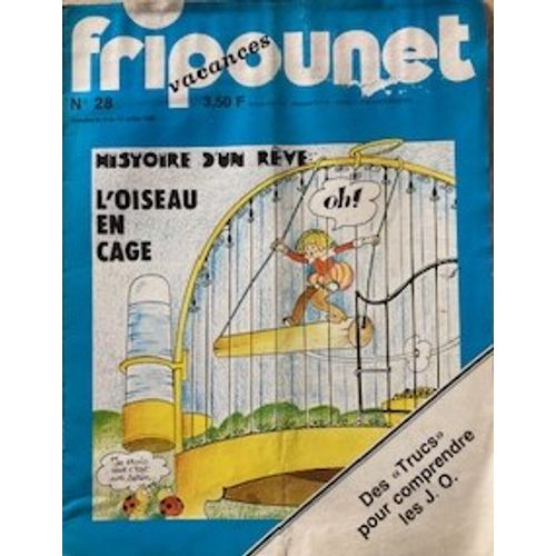Fripounet N° 28 - Semaine Du 9 Au 15 Juillet 1980