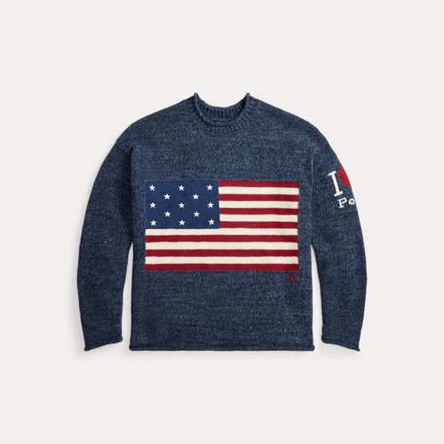 Le Pull I Heart Polo À Drapeau