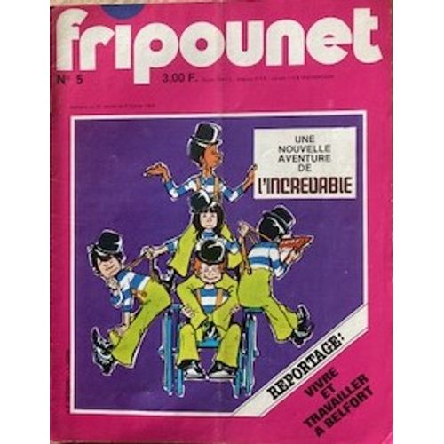 Fripounet N° 5 - Semaine Du 30 Janvier Au 5 Février 1980