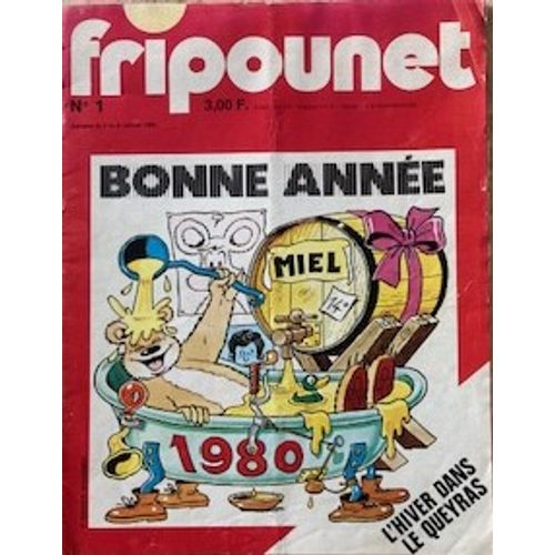 Fripounet N° 1 - Semaine Du 2 Au 8 Janvier 1980