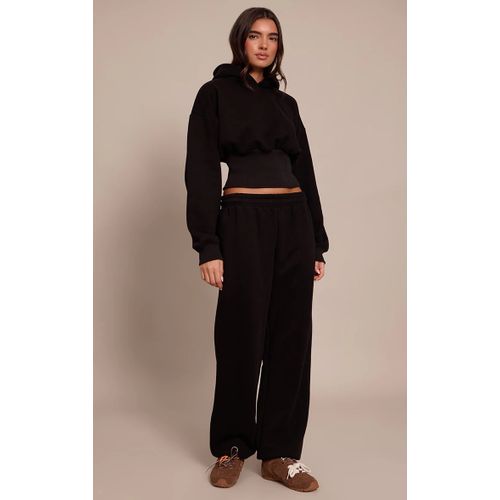 Femme Jogging Noir À Étiquette Plt Et Ourlets Resserrés | Taille Small
