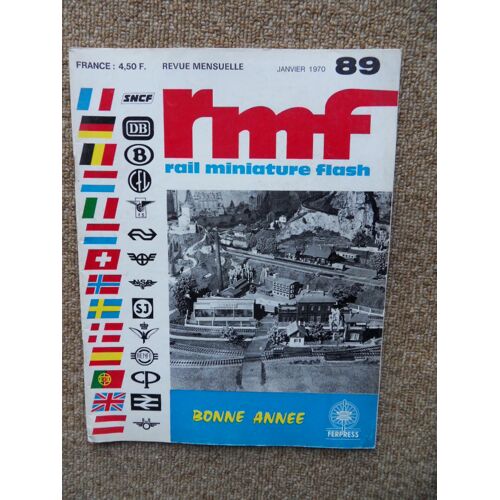 Rmf Rail Miniature Flash N°89 De Janvier 1970