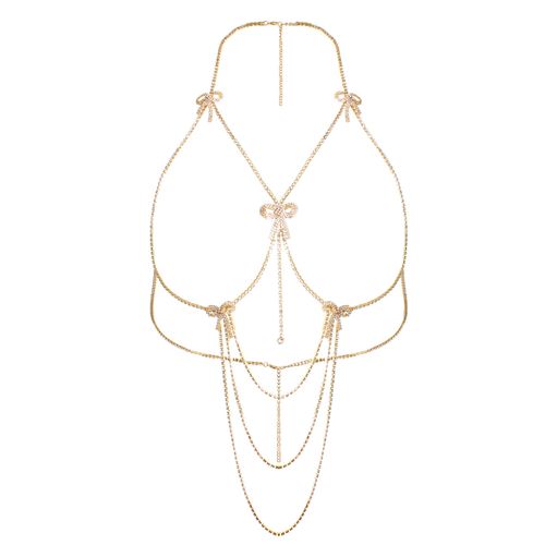 Lingerie Érotique, Body Chain De Luxe Entièrement Cristallisée, Bijou Intime Et Séduisant, Plaisirs Audacieux