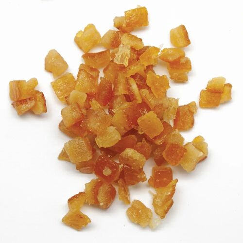 Écorces D'orange Confite En Cubes - Sachet De 250 G