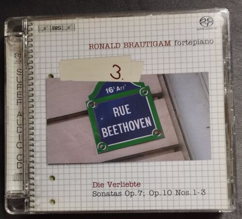 Ronalc Brautigam Rue Beethoven Cd Complete Works For Solo Piano Volume 3 Die Verliebte Sonatas Op 7, 10, 1 - 3