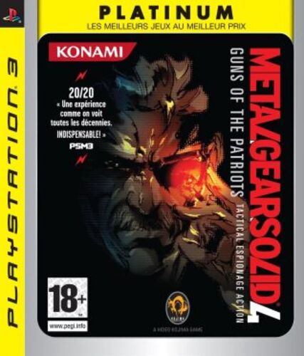 Metal Gear Solid 4 Guns Of The Patriots Platinum PS3