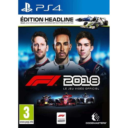 F1 2018 Formula 1 : Heaadline Edition PS4