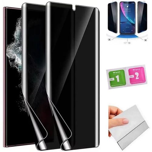 2 Films Hydrogel Anti-Espion pour samsung galaxy s21 5g - technologie de filtration des angles de vue