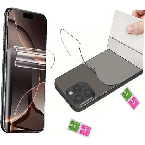 Film double face hydrogel cristallin Ailika Pour TELEPHONE Samsung Galaxy S21 5G ¿ Protection intégrale écran + dos, installation fa