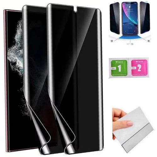 2 Films Hydrogel Anti-Espion pour Motorola Moto G 4G2nd gen Dual SIM - adapté aux coques et étuis