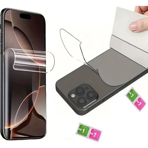 Film hydrogel 2-en-1 Ailika Pour TELEPHONE Samsung Galaxy S24 ¿ Protection écran et arrière ultra clair, souple et auto-adhésive