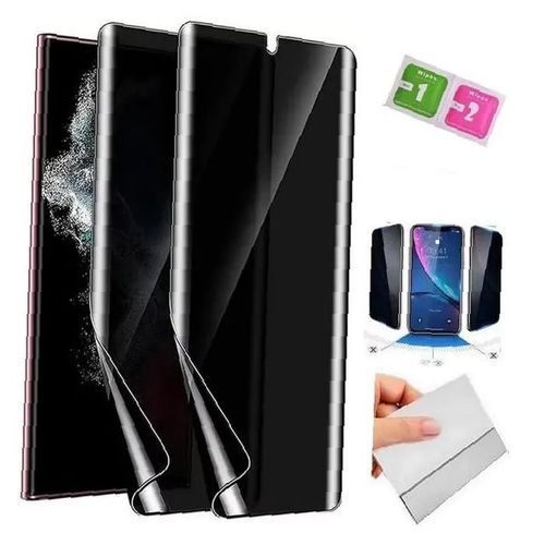 Film de protection téléphone Ailika Pour Samsung galaxy S25 EDGE ¿ Films hydrogel anti-espion (x2), confidentialité totale et écran