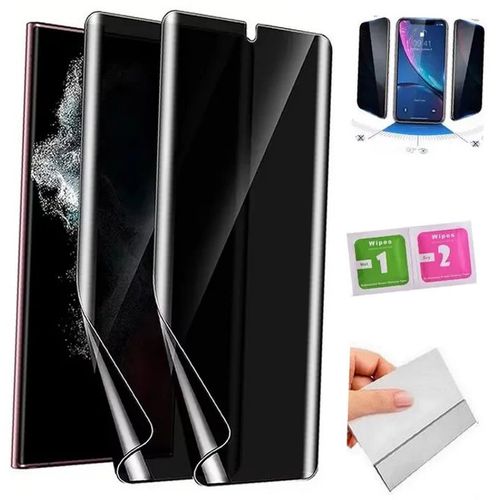 2 Films Hydrogel Anti-Espion pour samsung galaxy s24 + plus - expérience tactile fluide et réactive