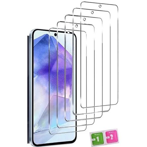 Verre trempé - AILIKA - Samsung Galaxy A54 5G - 5 pièces - Ultra-fin - Résistant aux rayures