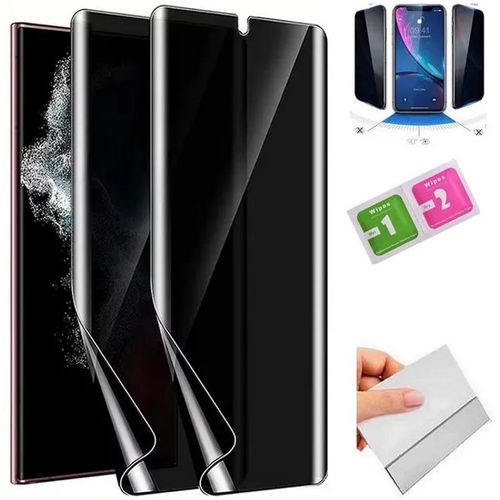 2 Films Hydrogel Anti-Espion pour iPhone 13 Pro - installation facile sans bulles