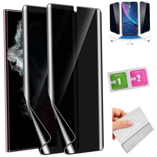 2 Films Hydrogel Anti-Espion pour iPhone 7 Plus - protection anti-rayures