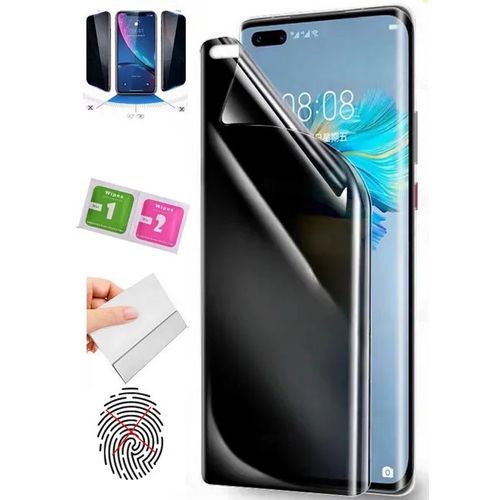 Film de protection écran - Huawei - Y6p - Hydrogel - Anti-espion - Ultra-mince