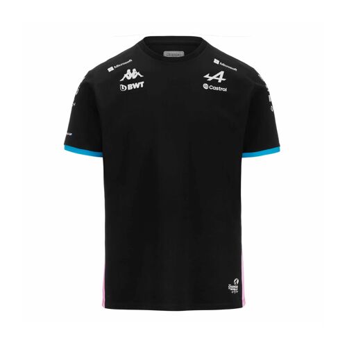 T-Shirt Adiry Bwt Alpine F1 Team Enfant Noir Bleu Rose