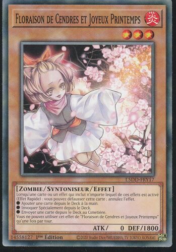 Carte Yu-Gi-Oh - Floraison De Cendres Et Joyeux Printemps - L5dd-Frc09