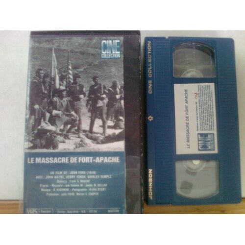 Cassette Vidéo Vhs - Le Massacre De Fort-Apache - John Wayne