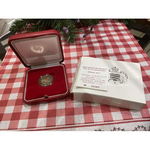 Monaco 2 Euro Commémorative 2017 - 200 Ans Du Corps Des Carabiniers Du Prince - Coffret Be