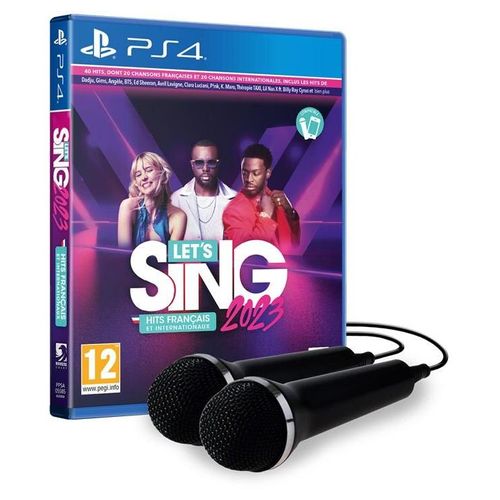 Let's Sing 2023 + 2 Micros PS4