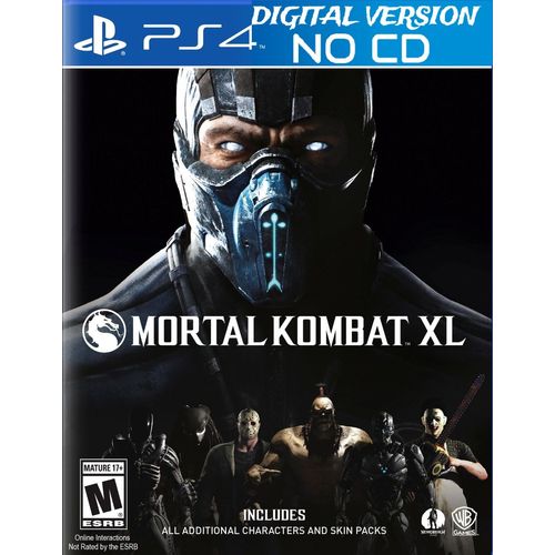 Mortal Kombat XL Compte Digitale sur PS4