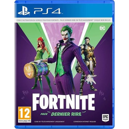 Fortnite : Pack Dernier Rire (Code in a Box) PS4