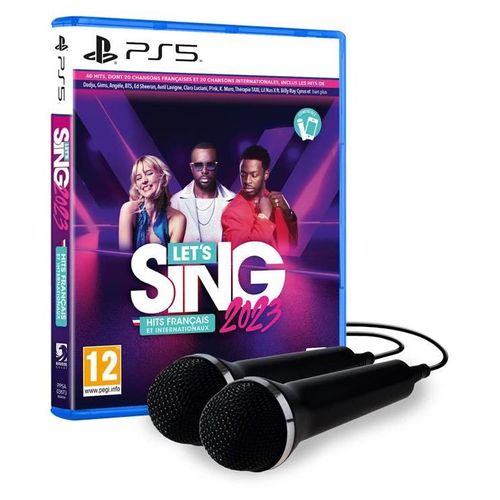 Let's Sing 2023 + 2 Micros PS5