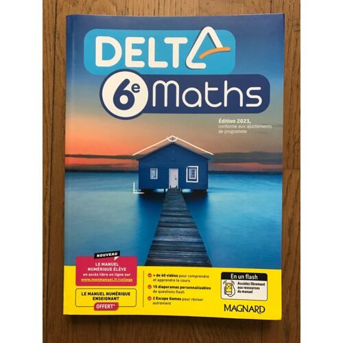 Delta Maths 6e - Manuel Élève - Édition 2021