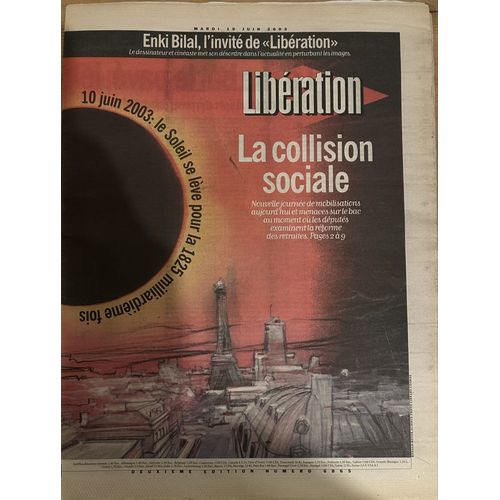 Libération Numéro 6865 Spécial Enki Bilal (Invité)