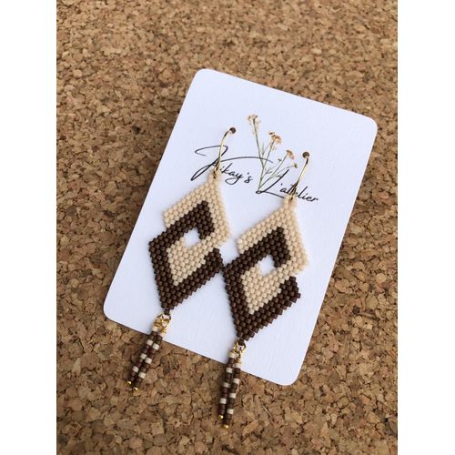 New Handmade Beaded Japanese Beads Earrings