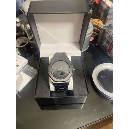 Gshock Ga2100 Royal Oak Full Black 