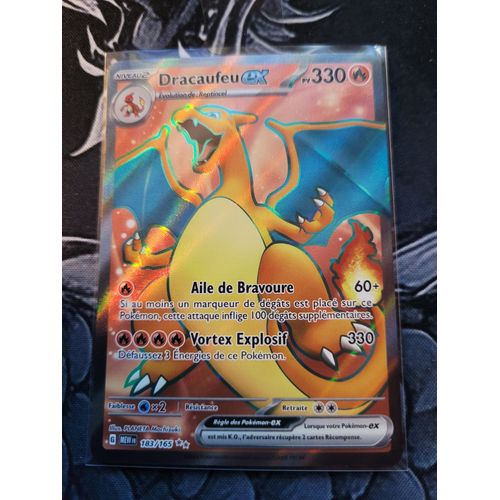 Dracaufeu Ex Ecarlate Et Voilet -151- 183/165 Carte Pokémon
