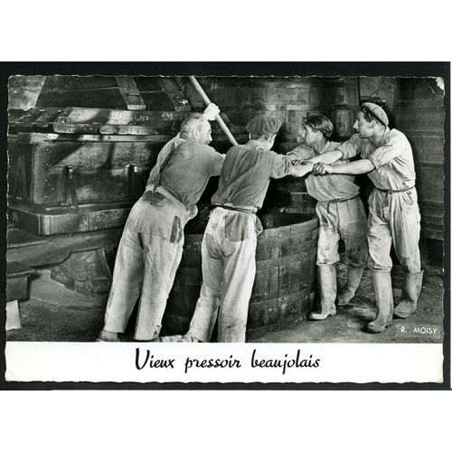 Carte Postale Vieux Pressoir Beaujolais , R. Moisy , 1956