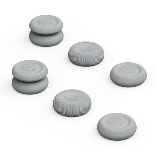 Set de Thumb Grips, capuchons de joystick Skin, CQC et FPS pour manette XBOX (XSX/XB1) SAVAGE RAVEN by Skull & Co. , StarFld Gris, 3 paires (6 pièces)