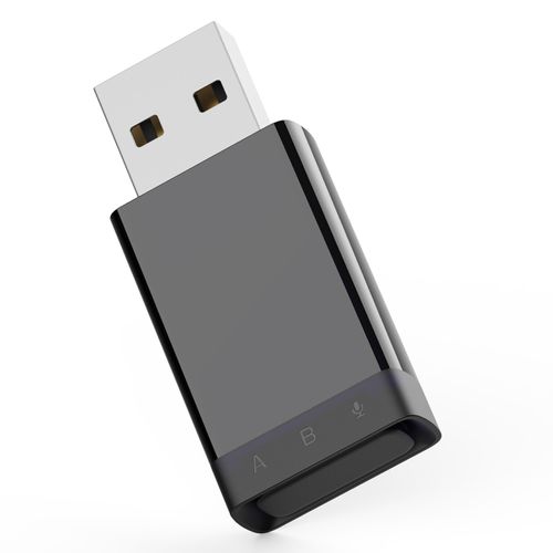 Adaptateur AudioDrive Bluetooth 5.2 sans fil avec port USB-A à faible latence pour Nintendo Switch, PS5, PS4, PC, TV et autres appareils SAVAGE RAVEN by Skull & Co., Noir