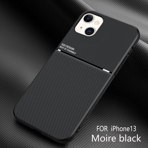 Coque pour iPhone 13,Etui iPhone 13 absorption des chocs et protection,tatouer magique,coque en silicone - Noir