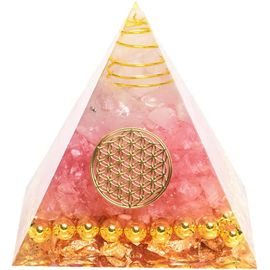 Pyramide Orgonite Pyramide Cristal Améthyste Naturelle Protection Yoga Et Méditation Pour La Protection Contre Les Champs Électromagnétiques Et Les Énergies Négatives