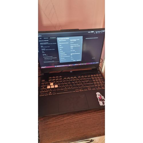 Asus Tuf A15 - 15.6" AMD Ryzen 7 6800H - 3.2 Ghz - Ram 16 Go - DD 500 Go