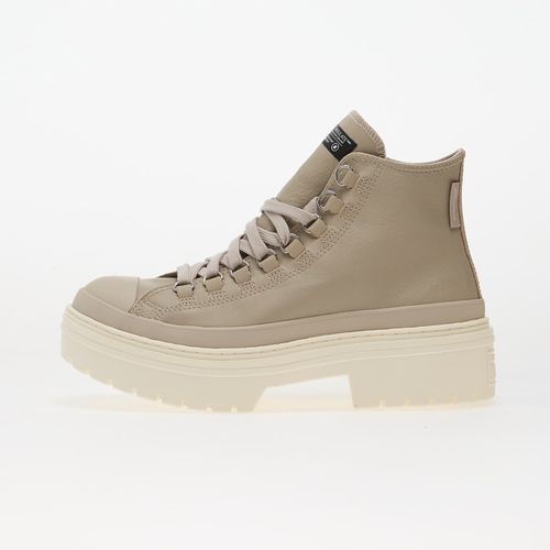 Chaussures Baskets Converse Chuck Taylor All Star Lugged Heel Platform Waterproof Leather Hi Papyrus/ Papyrus/ Egret Eur