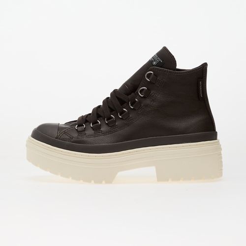 Chaussures Baskets Converse Chuck Taylor All Star Lugged Heel Platform Waterproof Leather Hi Mudguard/ Mudguard/ Egret Eur