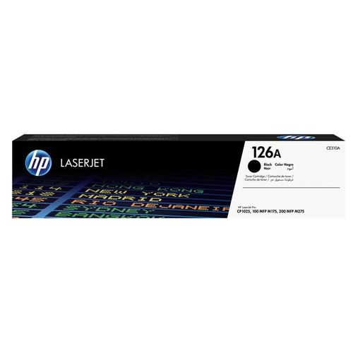 HP 126A - Noir - original - LaserJet - cartouche de toner (CE310A) - pour Color LaserJet Pro CP1025; LaserJet Pro MFP M175; TopShot LaserJet Pro M275