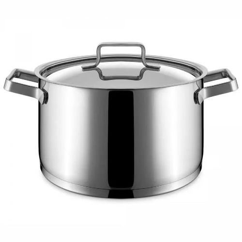 Braisière - Pujadas - Inox - Diamètre 24 Cm - Capacité 8,5 L - Tous Feux Dont Induction