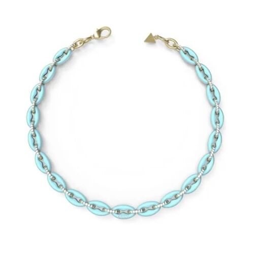 Collier Guess Jubn01410jwygaqt-U Acier Femme Bleu