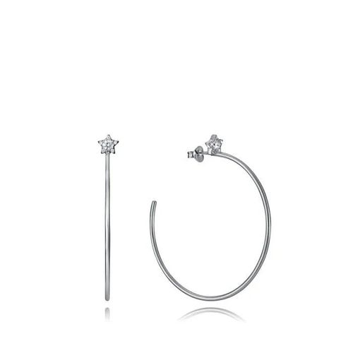 Boucles D'oreilles Femme - Viceroy Jewels Mod. 4114e000-38 - Argent 925 - Coloris Argenté - Packaging Officiel