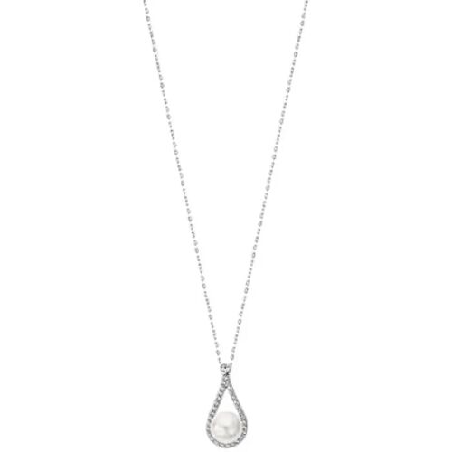 Collier - Lotus - Lp3481-1/1 - Argent 925 - Perle D'eau Douce - Taille Unique
