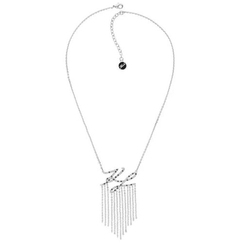 Collier - Karl Lagerfeld - Klassic 5512210 - Noir - Argent - Mousqueton En Laiton