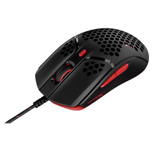 HyperX Pulsefire Haste - Souris - optique - 6 boutons - filaire - USB 2.0 - noir/rouge - pour Xbox One, Xbox One S, Xbox One S All-Digital Edition, Xbox One X, Xbox Series S, Xbox Series X; Sony...
