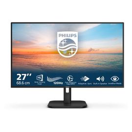 Philips 27E1N1200A - 1000 Series - écran LED - 27" - 1920 x 1080 Full HD (1080p) @ 120 Hz - IPS - 300 cd/m² - 1300:1 - 1 ms - HDMI, VGA, DisplayPort - haut-parleurs - noir